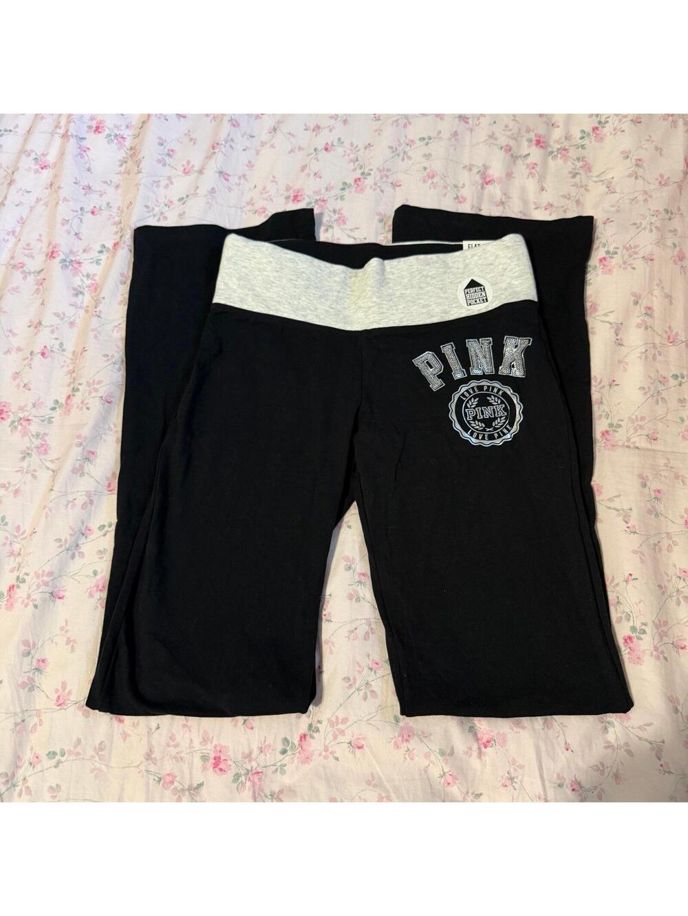 Y2K PINK Victoria’s Secret Flare Pants